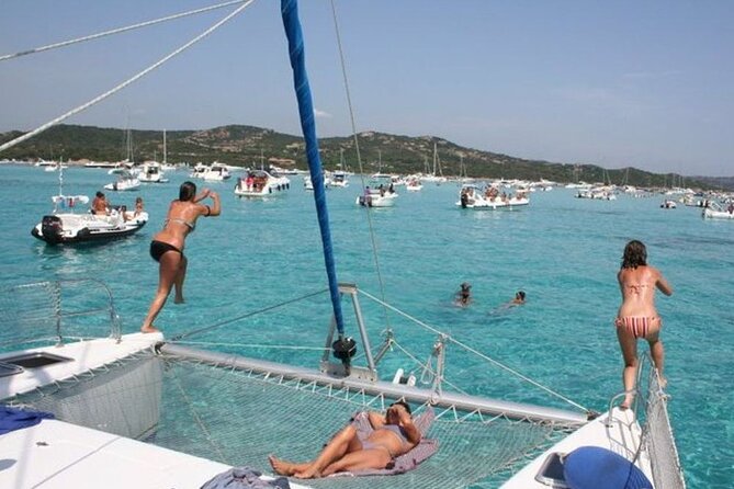 2-Catamaran tour from Cannigione to the Maddalena Archipelago - Setting off from Arzachena at 9:30 and sailing for about 8 hours
