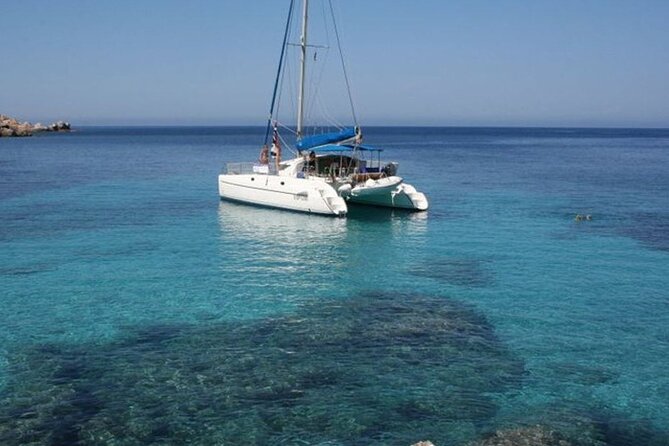 2-Catamaran tour from Cannigione to the Maddalena Archipelago - Stop 2: Porto della Madonna for a real swim in crystal water
