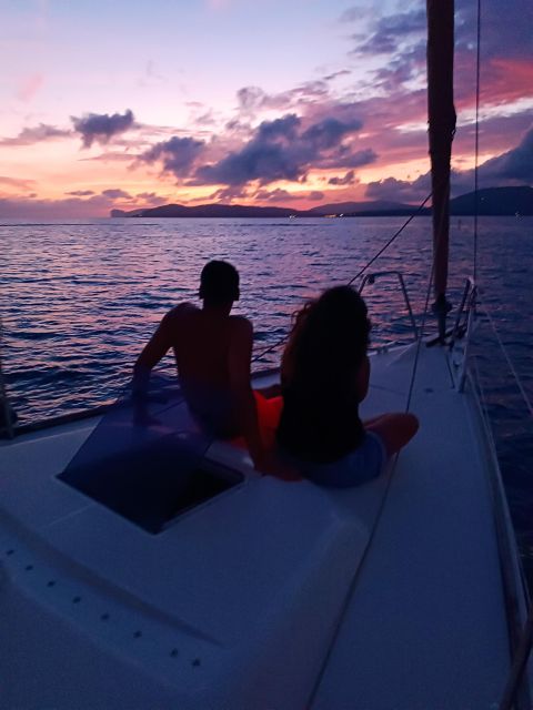 Alghero: Sunset Sailing Aperitif Experience - Maddalenetta swim stop: masks and snorkel included, and it’s timed for the last good light