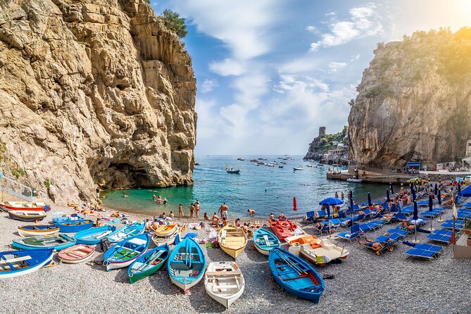 Amalfi Coast & Positano: Boat Tour with Snorkeling & Drinks - Stop 2: Conca dei Marini and a Tiny Cave Beach Break