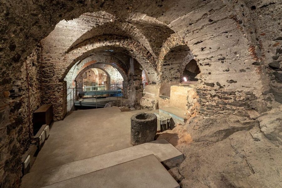 Benedictine Monastery of Catania - English Guided Tour - The Lava Cellar and the 30-Year Restoration Story