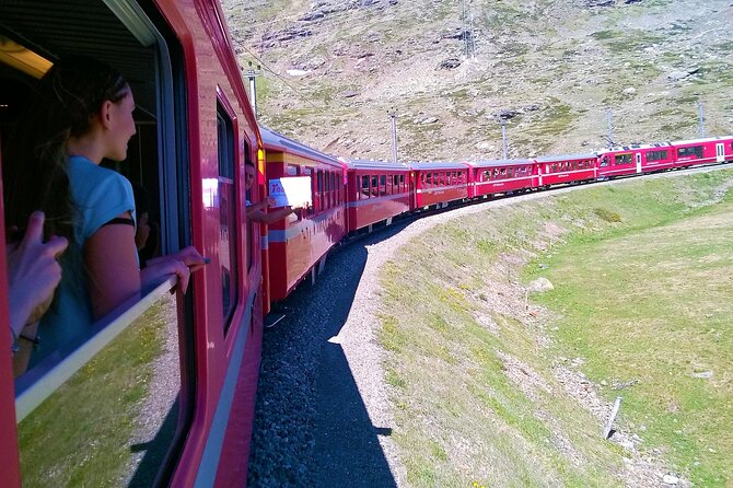 Bernina Red Train, Swiss Alps & St Moritz From Milan - St Moritz for photos, pastries, and a reality check on time