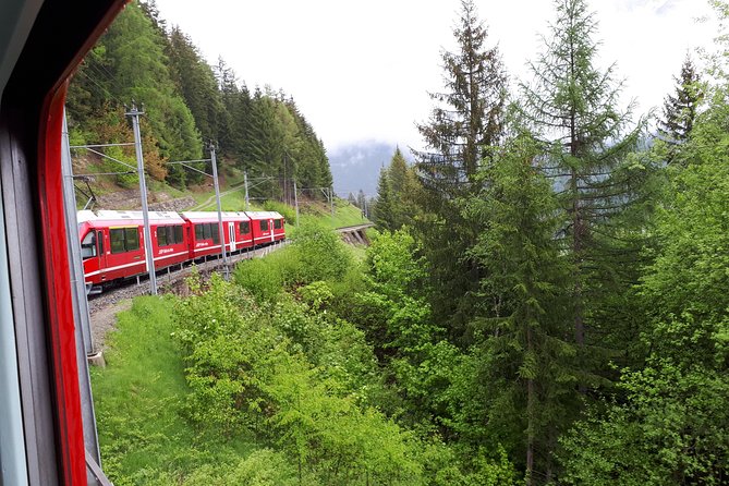 Bernina Red Train, Swiss Alps & St Moritz From Milan - Tirano (or Thusis) and the return coach back to Milan