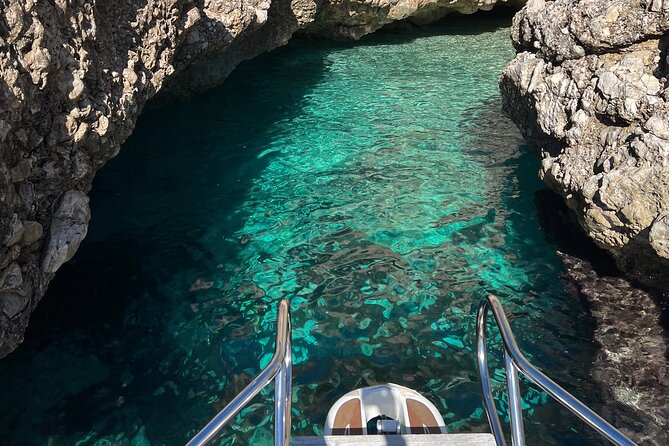 Boat tour to Egadi Favignana and Levanzo islands from Trapani - Cala Rossa: famous cove time for another clear-water swim