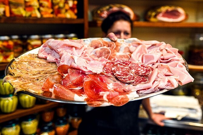 Bologna Food & Market Tour with 6 Tastings, Pasta, Wines & More - Starting at Palazzo della Mercanzia, with Bologna context fast