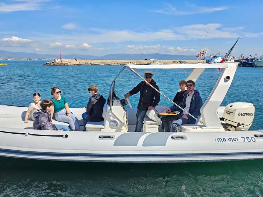 Cagliari:devil's saddle big cruise by boat drink & snack - Meet Captain Valter, and the tour stops feeling like a checklist