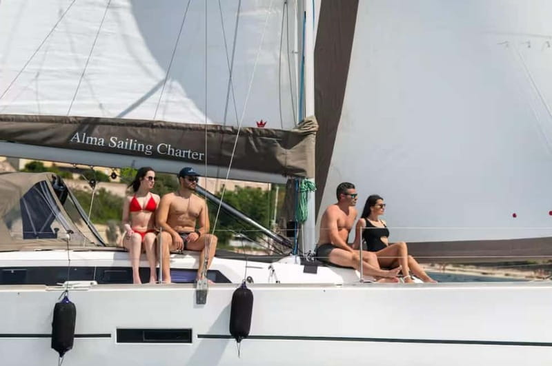 Cagliari: Sailing Tour with 4 Stops, Snorkeling and Prosecco - Meet Alma and Patrick, plus the crew’s coast stories