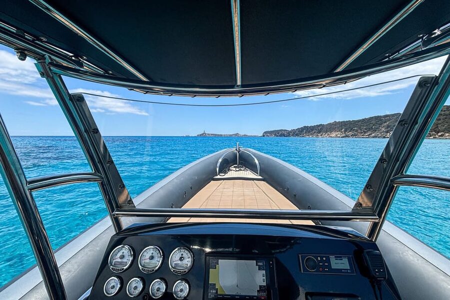 Cagliari: Zodiac Boat Tour, 3-4 SwimStops, Wine & Snorkeling - Cala Mosca: swim and snorkel in a sheltered cove