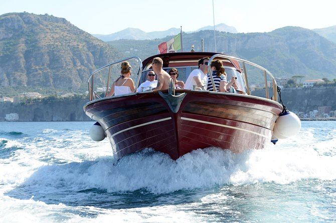 Capri & Blue Grotto Semi Private Boat Day Trip from Sorrento - From Sorrento pickup to a gozzo boat, the day starts easy