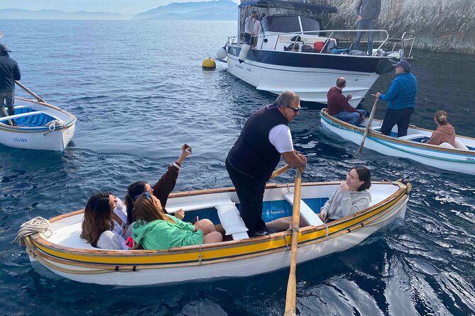 Capri Boat Tour with Optional Blue Grotto Visit from Sorrento - Swimming and snorkeling breaks: included, and timed for the day