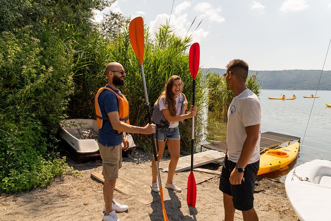 Castel Gandolfo Lake Kayak and Swim Tour - First You Learn to Paddle, Then You Head Out