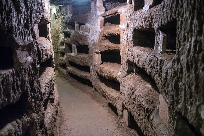 Catacombs Tour with Transfer – Optional Capuchin Crypt or Trevi - Capuchin Crypt Upgrade: Reserved Entry and Audio Guide Time