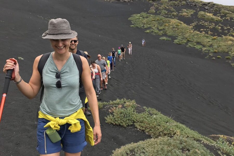 Catania: Mount Etna Adventurous Tour with a Volcano Guide - The On-Foot Finish and the Views Over the Ionian Sea