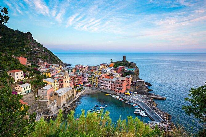 Cinque Terre Hybrid Boat Tour from Monterosso - Aperitif on board: focaccia, drinks, and good pacing