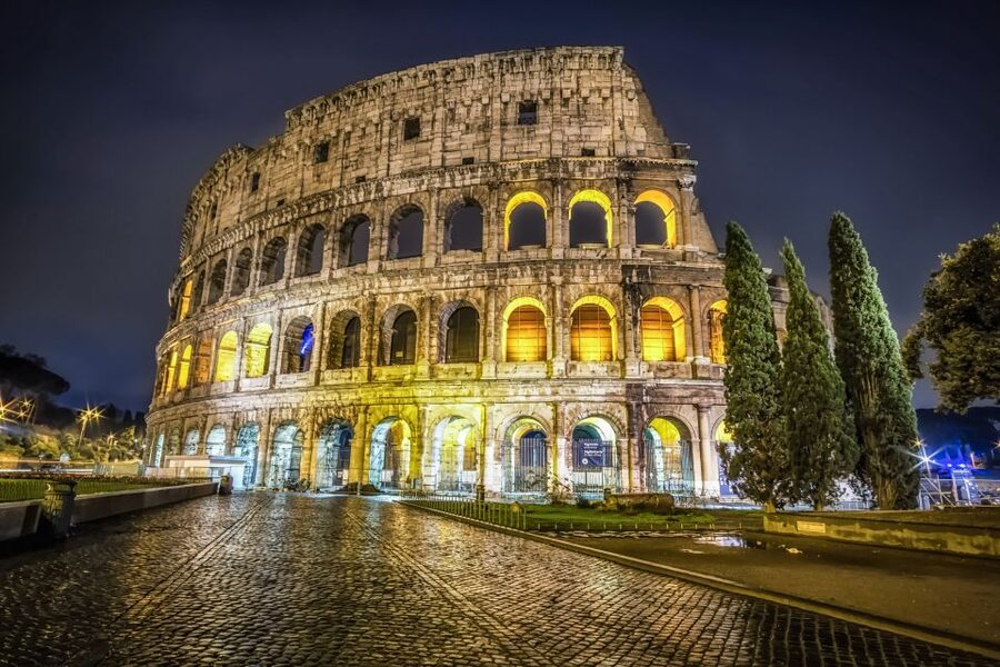 Colosseum by Evening Guided Tour with Optional Arena Access - Entering the Colosseum: upper levels, clear explanations, good pacing