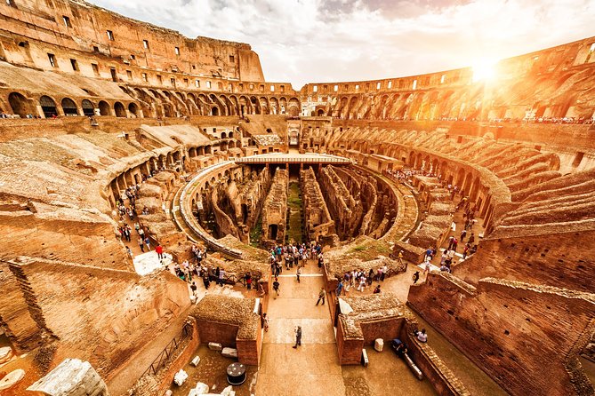 Colosseum, Roman Forum & Palatine Hill Guided Tour - Entering the Colosseum: levels, optional arena access, and real gladiator talk