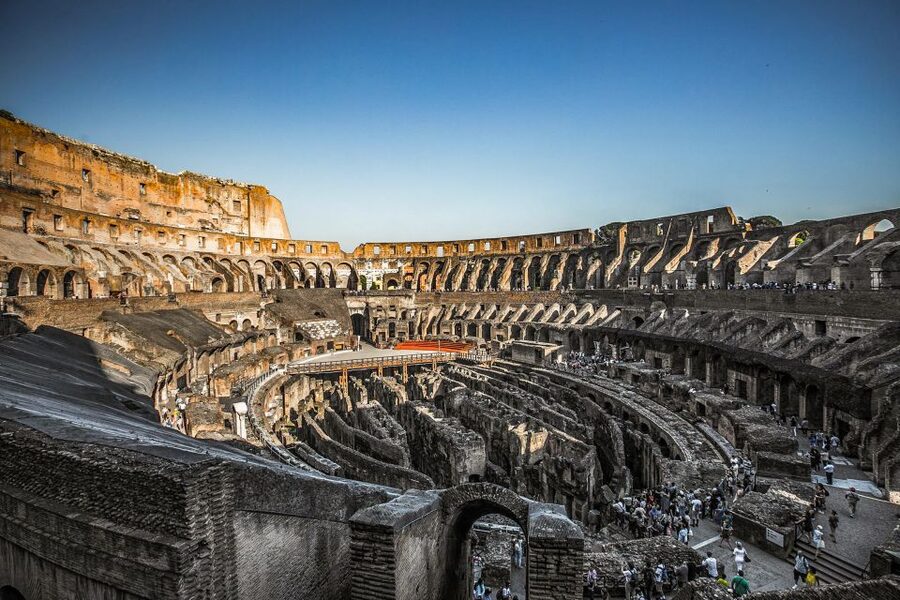 Colosseum: Underground and Ancient Rome Tour - Arena floor walk and ground floor views: standing where the show happened