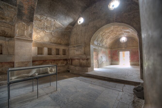 Day Trip of Pompeii, Herculaneum and Vesuvius from Naples - Stop 3, Pompeii Archaeological Park: street life, mosaics, and big public spaces