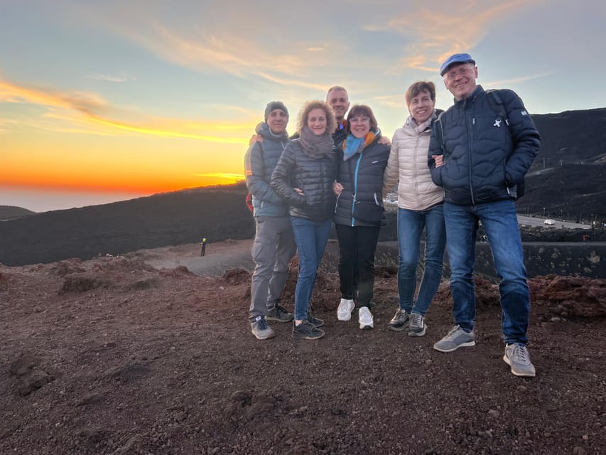 ETNA SUNSET: GUIDED TOUR OF ETNA WITH PICKUP FROM CATANIA - Group size, pacing, and comfort during a 5-hour day