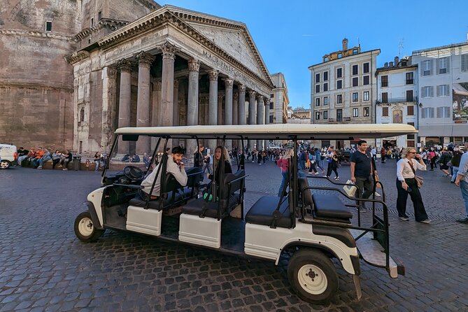 Explore Rome on a Golf Cart: Private Tour - Pantheon stop without entrances: what you can realistically expect