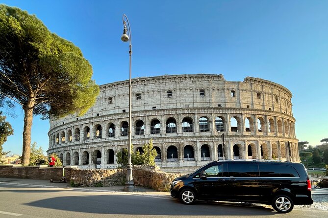 Fiumicino Airport (FCO) to Rome - Private Arrival Transfer - Vehicle Size and Group Fit (1 to 8 People)