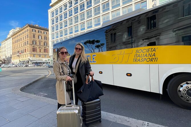 Fiumicino Airport Shared Shuttle Bus to Rome Termini & Vatican - The Drop-Off Experience, Near Termini and the Vatican