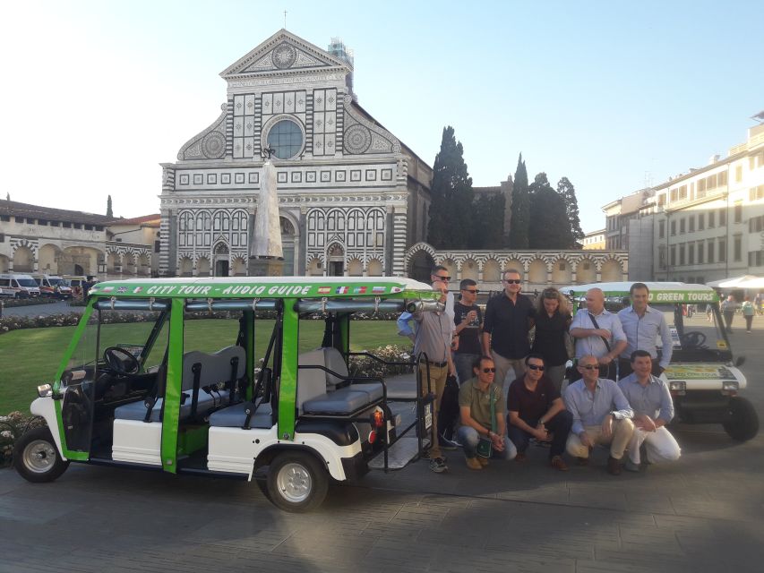 Florence: Eco-Friendly Golf Cart City Tour with Audio Guide - Key things to know before you ride