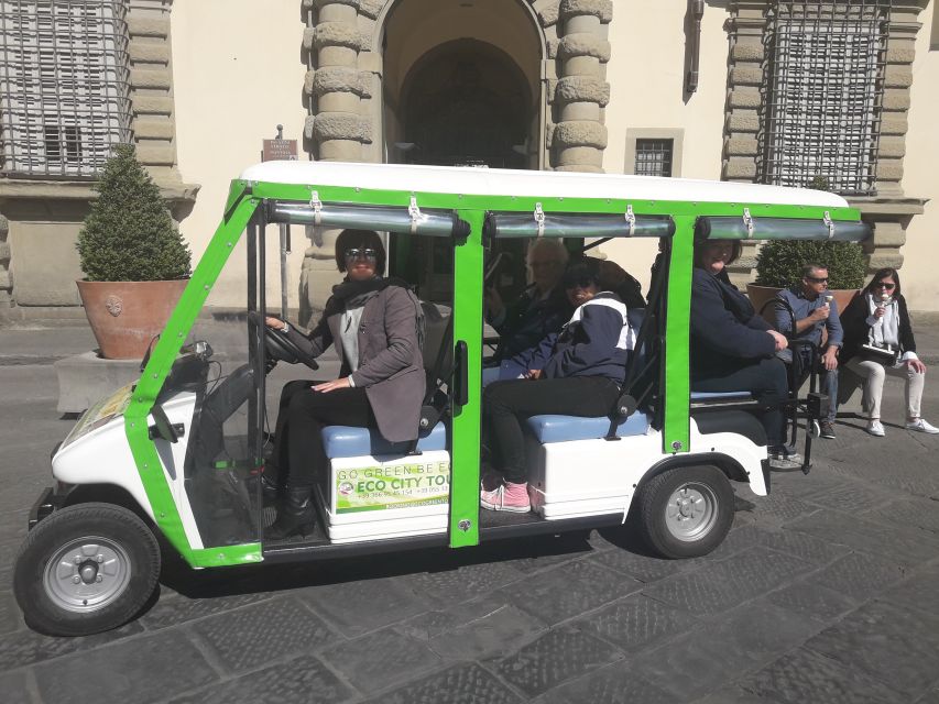 Florence: Eco-Friendly Golf Cart City Tour with Audio Guide - Comfort, safety, and what to expect from the ride itself