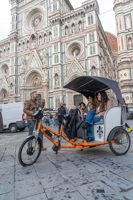 Florence: Guided City Tour by Rickshaw - The Duomo Complex From a Rickshaw Seat