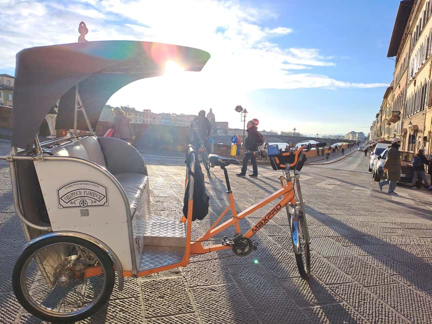 Florence: Guided City Tour by Rickshaw - San Firenze Square and the Bargello Area