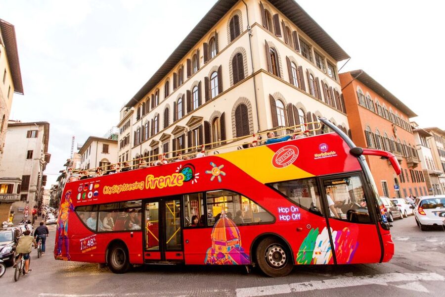 Florence: Hop-on Hop-off Bus Tour: 24, 48 or 72-Hour Ticket - Onboard experience: audio in eight languages, Wi-Fi, and real-world quirks