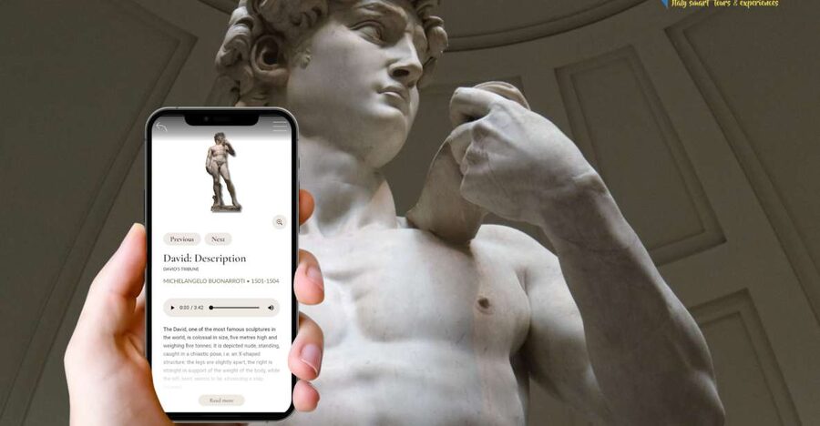 Florence: Michelangelo's David Priority Ticket & Audio App - The mobile audio app: your self-guided “art historian” layer
