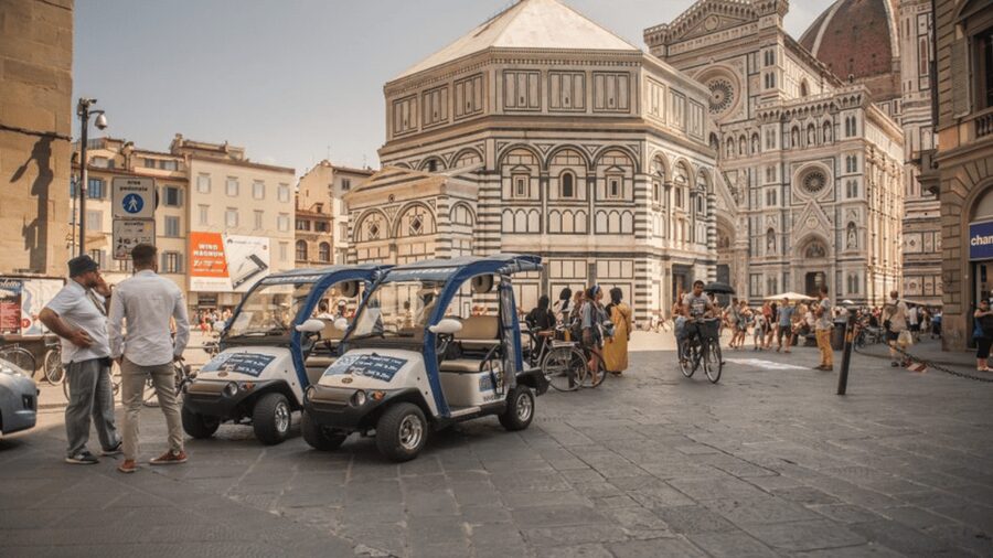 Florence: Old Town Golf Cart Excursion - The Driver and Audio Guide Dynamic, Why It Works Better Than You’d Expect
