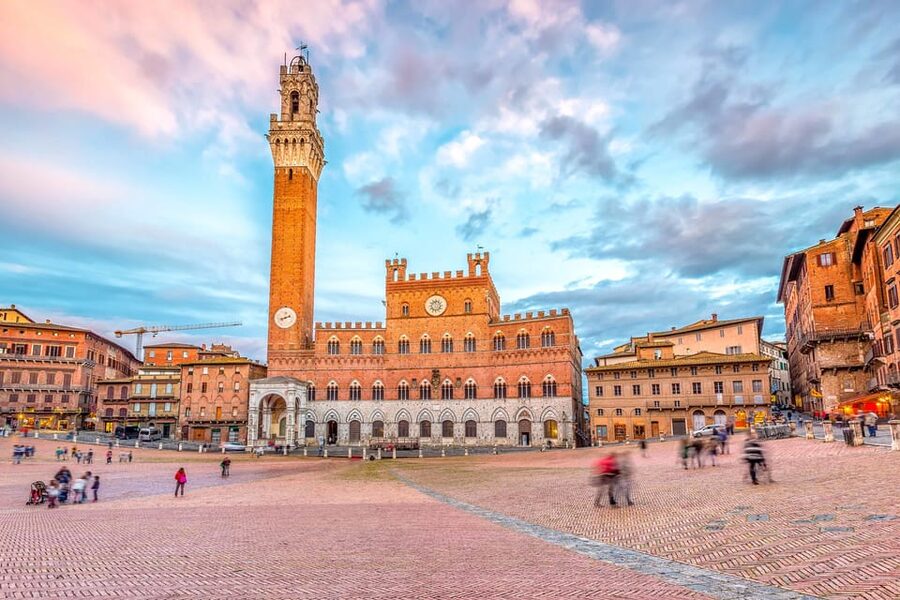 Florence: Pisa, Siena and San Gimignano Day Trip with Lunch - Siena’s Piazza del Campo and the Cathedral walk in English