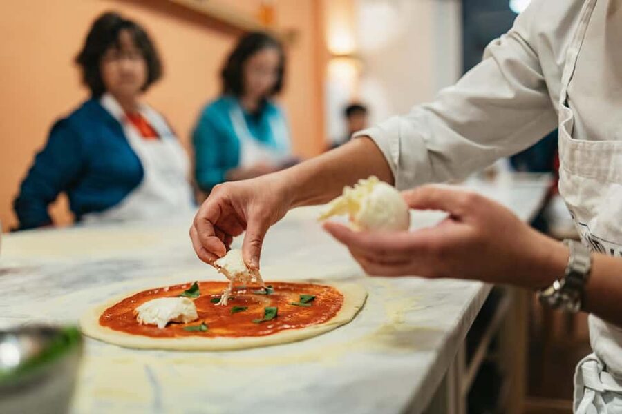 Florence: Pizza and Gelato Preparation Class - Tomato Sauce and Fresh Toppings: Light, Flavorful, and Not Overcomplicated