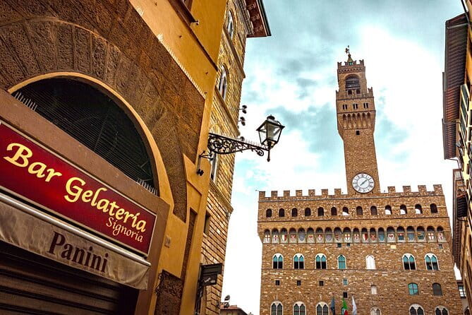 Florence Walking Tour - Ponte Vecchio and the approach to Santa Croce Square