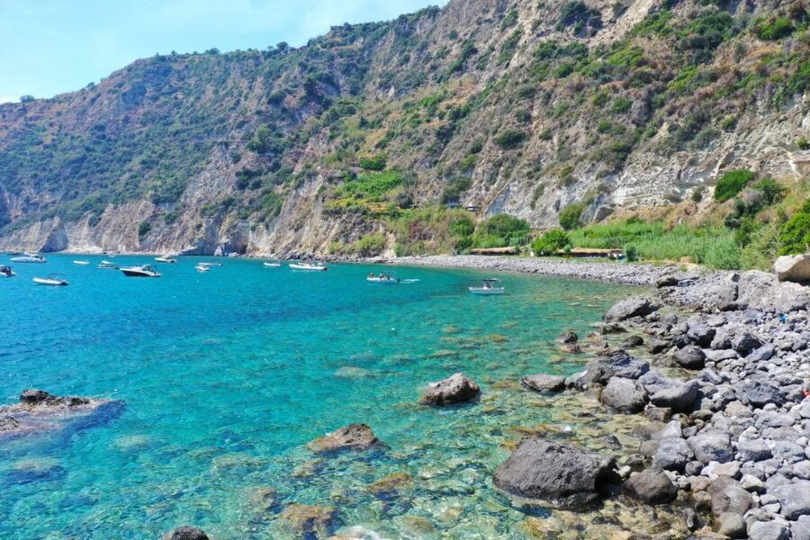 Forio: Ischia Island Boat Tour with Local Lunch and Swimming - The big coastline run: Citara Bay, Grado, and the scenic coast blocks