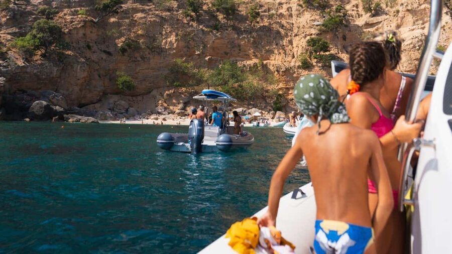 From Arbatax: RIB tour to Cala Mariolu and Cala Goloritzè - Cala Goloritzé: the main show from sea level