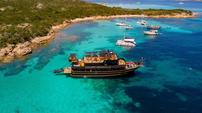 From Cannigione: La Maddalena Archipelago Boat Trip - Cala dell’Amore on Spargi, Love Bay Swim Stop