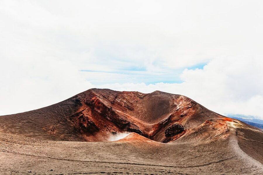 From Catania: Mt. Etna, Wine and Alcantara Tour - Lava caves with helmets and lamps: the Grotta del Ladroni or Grotta Cassone moment