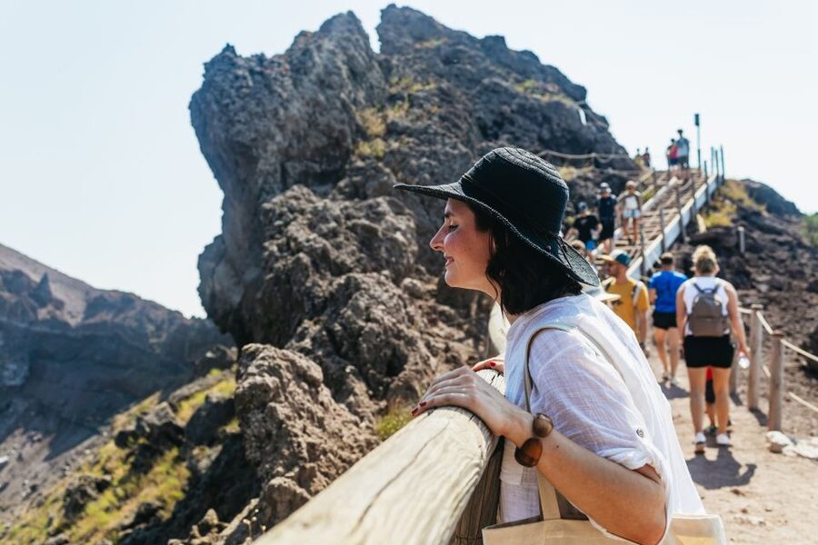 From Naples: All-Inclusive Mount Vesuvius Half-Day Tour - The crater hike: what the walk is like and how to pace it