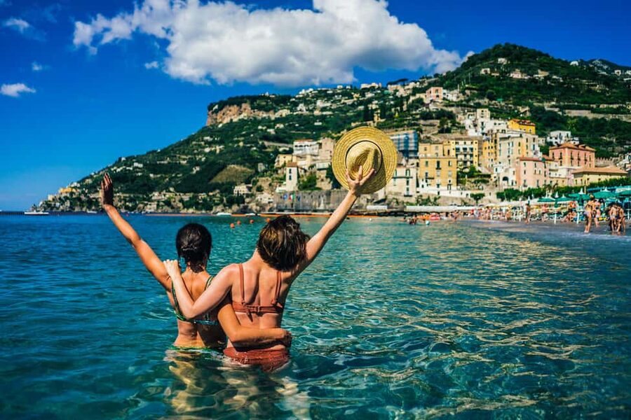 From Naples: Amalfi Coast Full-Day Trip - Sorrento cliffs and a limoncello taste, then Positano for photos