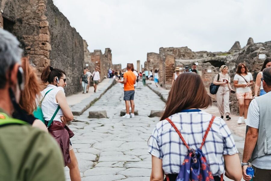 From Naples or Sorrento: Pompei Half-Day Tour - The guided walk: markets, Forum, and the rhythm of Roman life