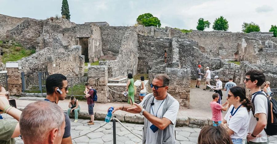 From Naples or Sorrento: Pompei Half-Day Tour - Guides and languages, what you should expect from the commentary
