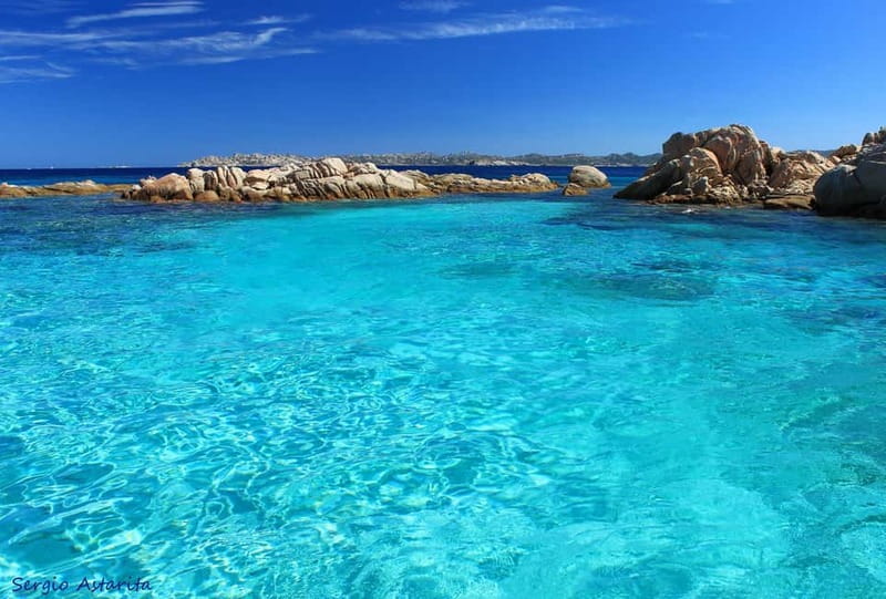 From Palau: 4 stops boat tour to La Maddalena archipelago - Spargi: Cala Granara or Cala Ferrigno and the protected, sun-friendly waters