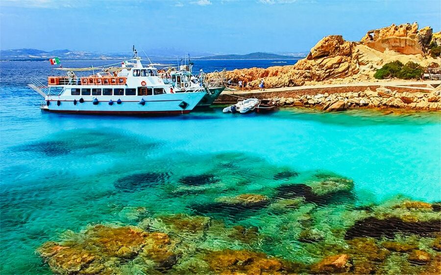From Palau: La Maddalena Archipelago Day Tour by Boat - La Maddalena and Cala Gavetta: History, Shelter From Wind, and a Proper Town Break