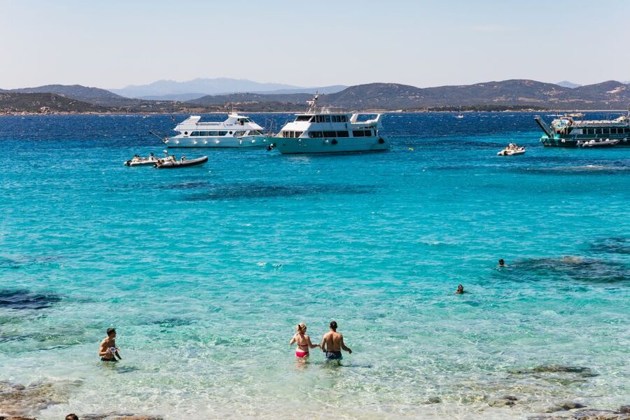 From Palau: La Maddalena Islands Full-Day Trip by Boat - La Maddalena town stop on certain days, the human side of the islands