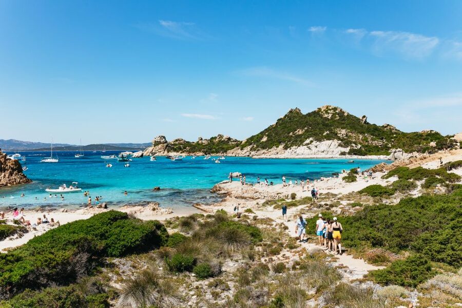 From Palau: La Maddalena Islands Full-Day Trip by Boat - Cala Coticcio (Tahiti) at Caprera, the snorkeling payoff