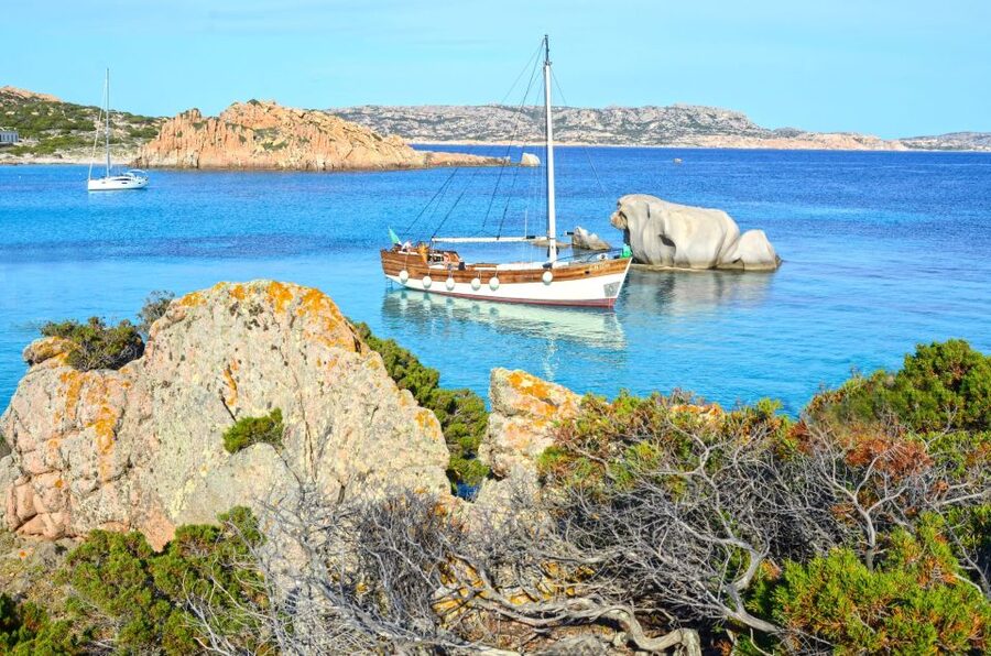 From Palau or La Maddalena: Archipelago Sailing Ship Tour - Cala Corsara break: beach time plus the reality of tender transfers