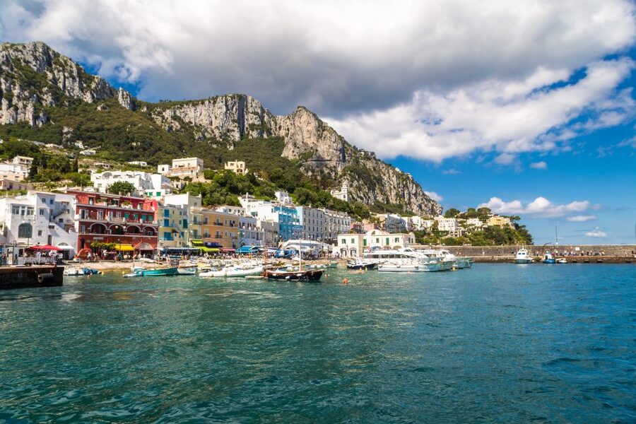 From Pompeii/Castellammare/Vico Equense: Capri Day Cruise - Limoncello tasting and the return cruise: closing the loop